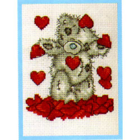 Shower of Hearts Me to You Bear Small Cross Stitch Kit £9.99